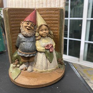 TOM CLARK GNOME "OUR WEDDING" LARGE FIGURINE 1995
